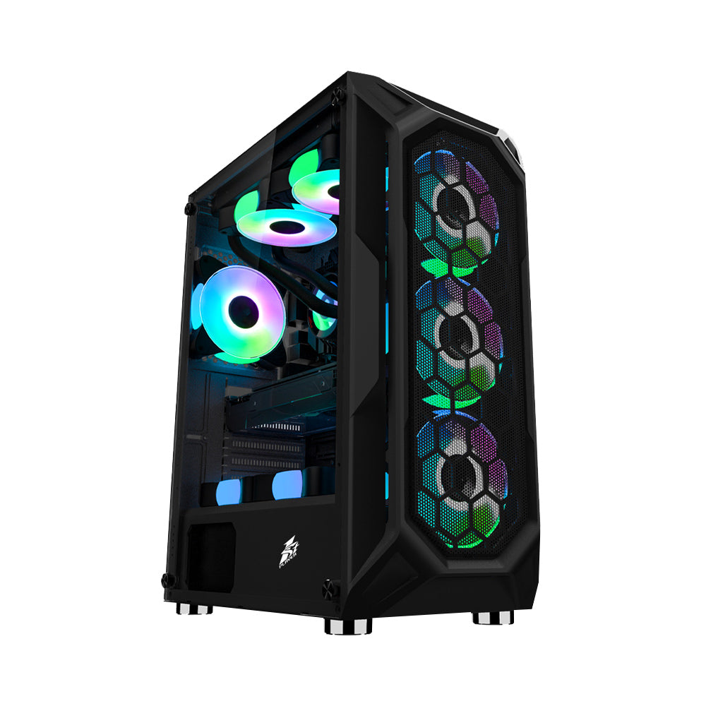 1st Player Casing X6 4 ARGB Pre Installed Fans Black 1st Player Casing X6 4 ARGB Pre Installed Fans Black